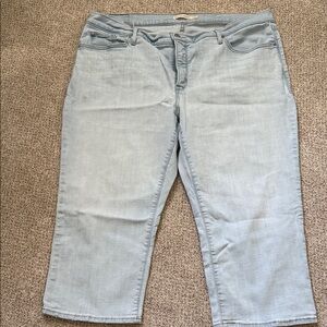 Light Blue Women's Jeans capris